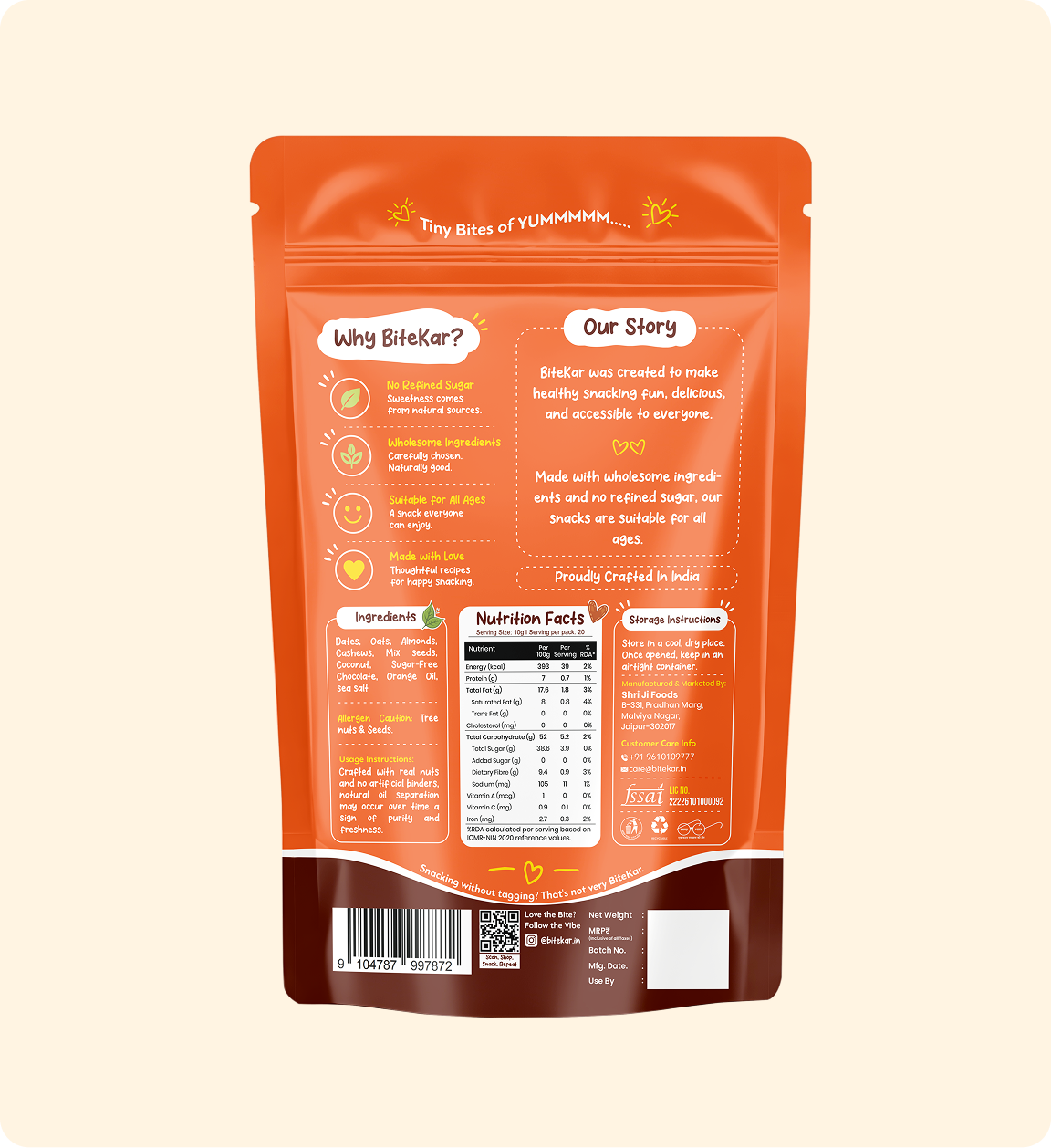 Bitekar Choco-Orange Bites