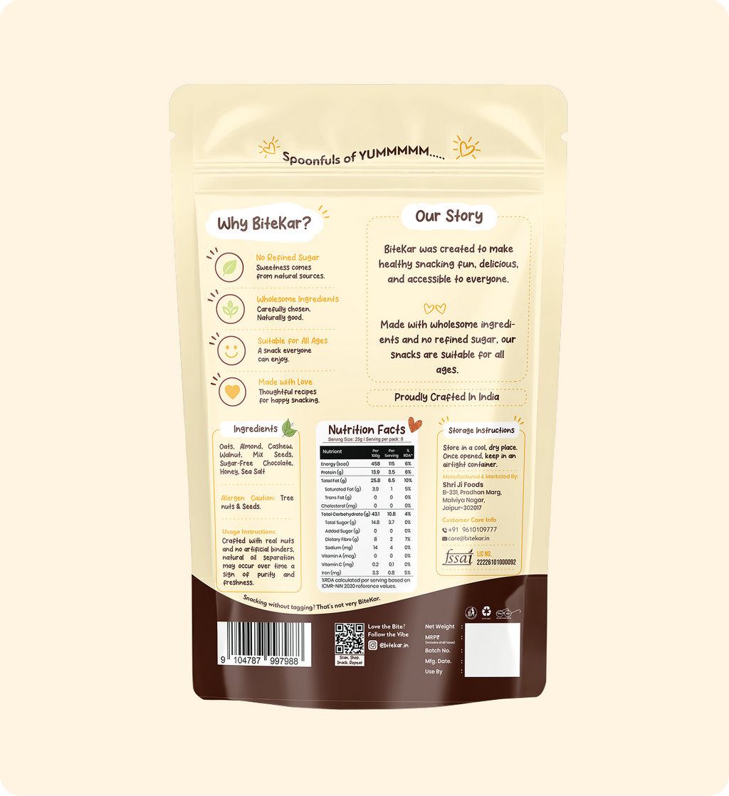 Bitekar Dark Cocoa Nut Crunch