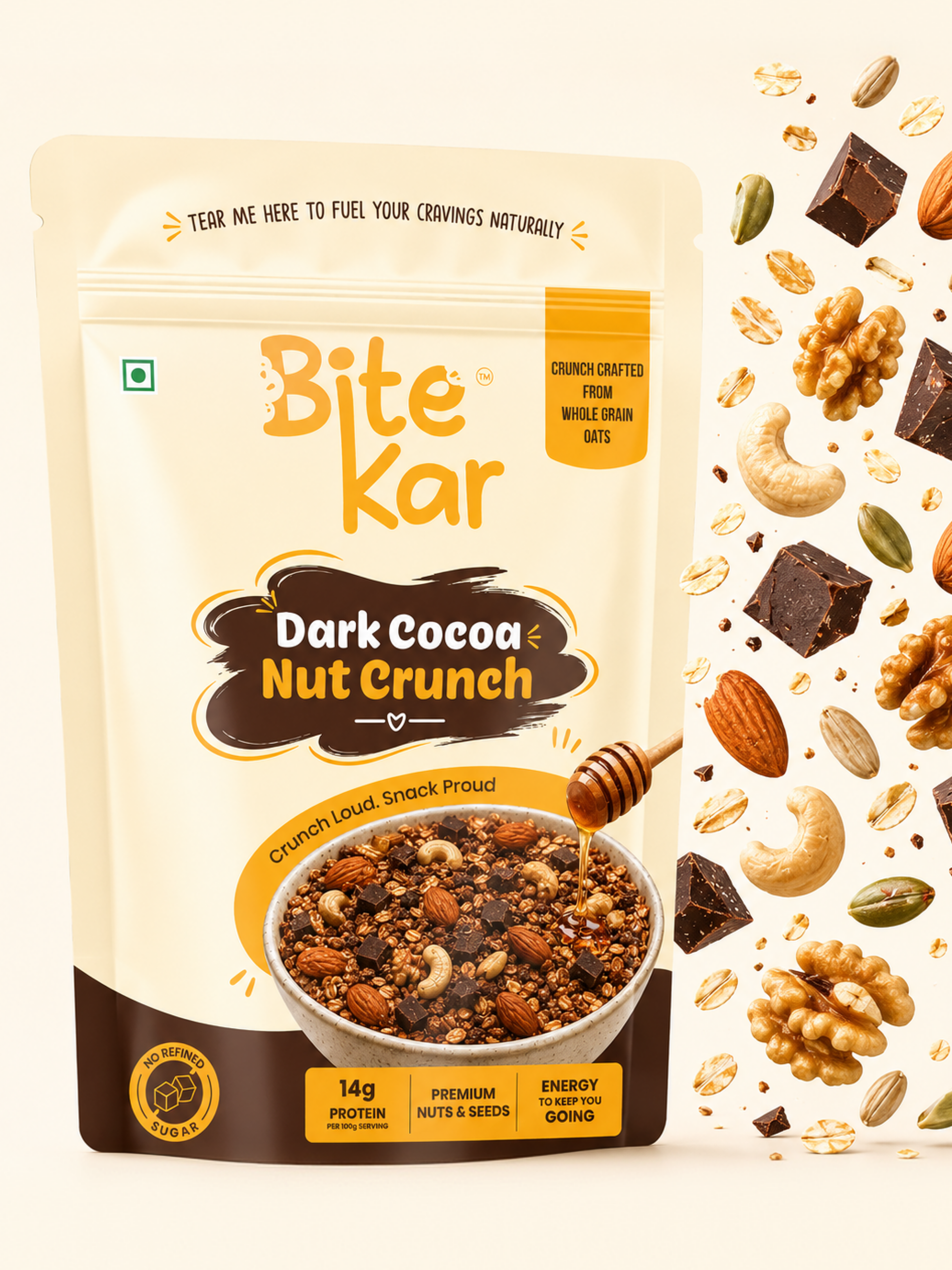Bitekar Dark Cocoa Nut Crunch